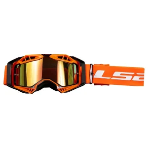 Moto Cross naočare LS2 AURA PRO crno narandžaste sa iridijum