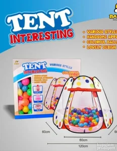 TENT šator sa šarenim lopticama