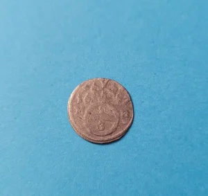 Srebrni novcic iz 1697 god