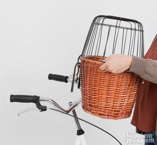 TRIXIE pletena transportna korpa za BICIKL