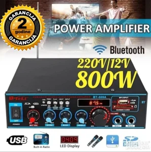 Pojačalo Bluetooth pojacalo GARANCIJA 2GOD 12/220V