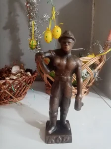 Skulptura. Rudar bor