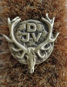 VELIKA Vintage Lovačka značka za šešir 1950 1960