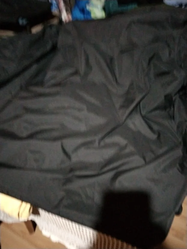 muška crna jakna sa dva lica XXL