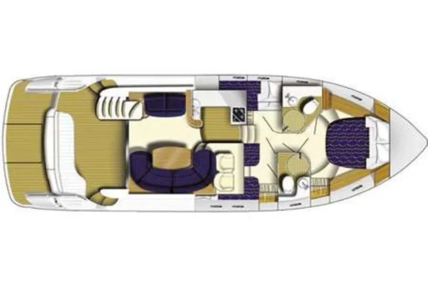 Povoljno se prodaje jahta Princess 45, 2 kabine, 2 kupatila