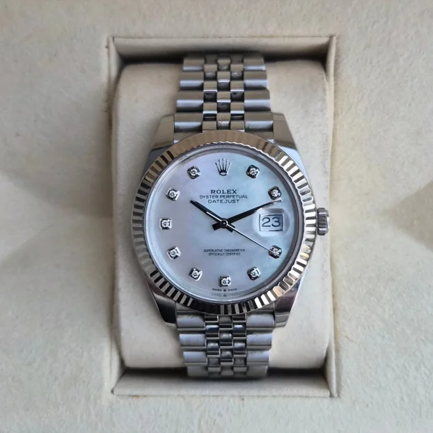 Rolex Datejust 41mm Jubilee Diamond MOP Dial (kutija/papiri)