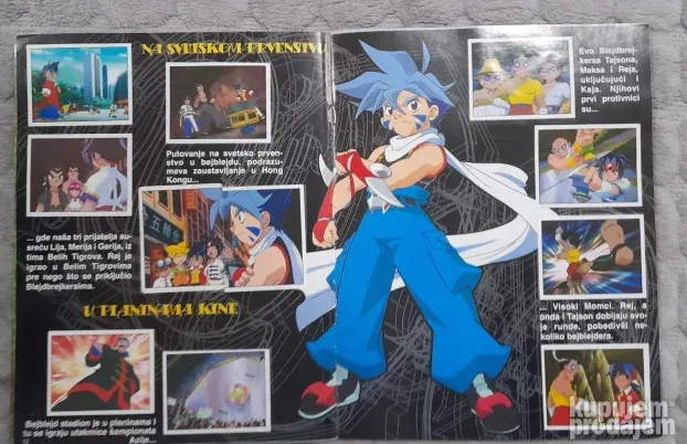 BEYBLADE, Let it rip, Panini, Kompletno popunjen album