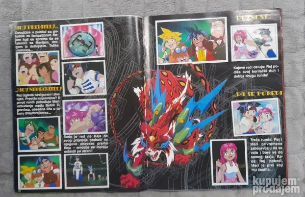 BEYBLADE, Let it rip, Panini, Kompletno popunjen album