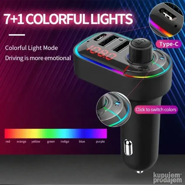 Bluetooth FM Transmiter C12