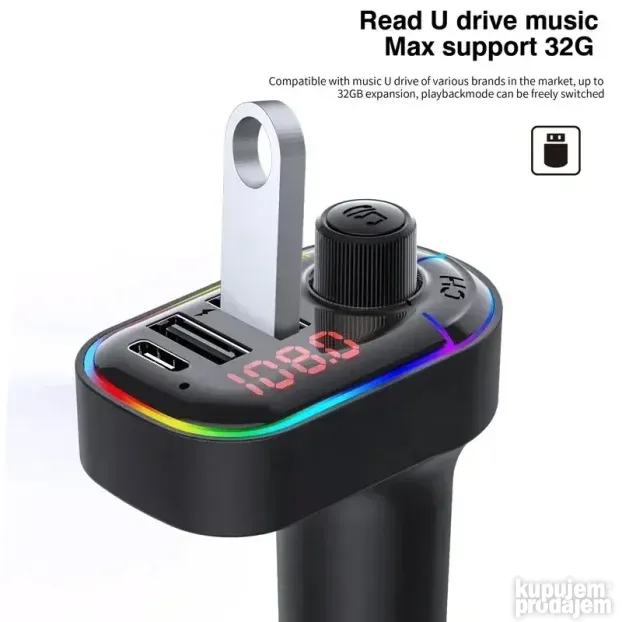 Bluetooth FM Transmiter C12