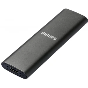 PHILIPS 500GB Ultra Speed USB 3.0 + USB 3.0 Type C Black PH1