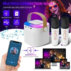 NOVO! Zvucnik i Mikrofon Karaoke Bluetooth set