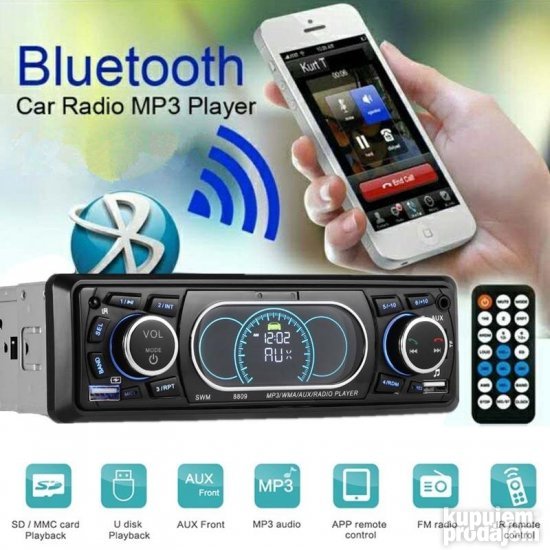 Auto radio Bluetooth Usb 4x60w KupujemProdajem