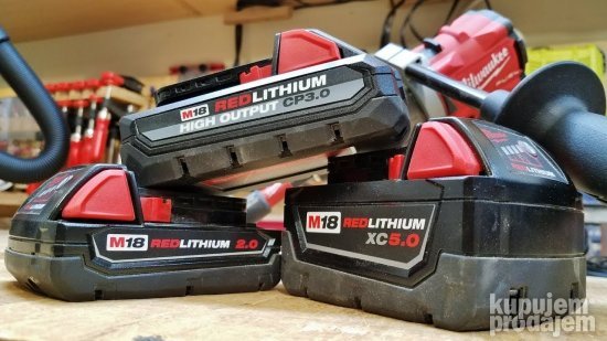 Reparacija - zamena baterija za Milwaukee baterije M18