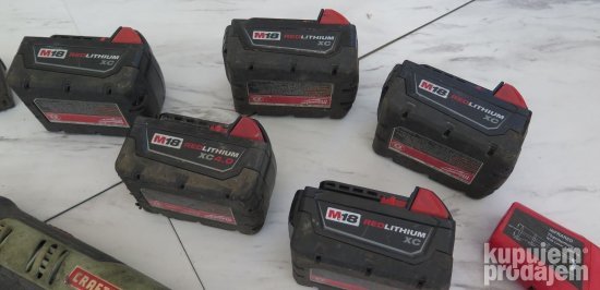 Reparacija - zamena baterija za Milwaukee baterije M18