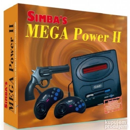 SEGA Mega Power II Sa PIŠTOLJEM
