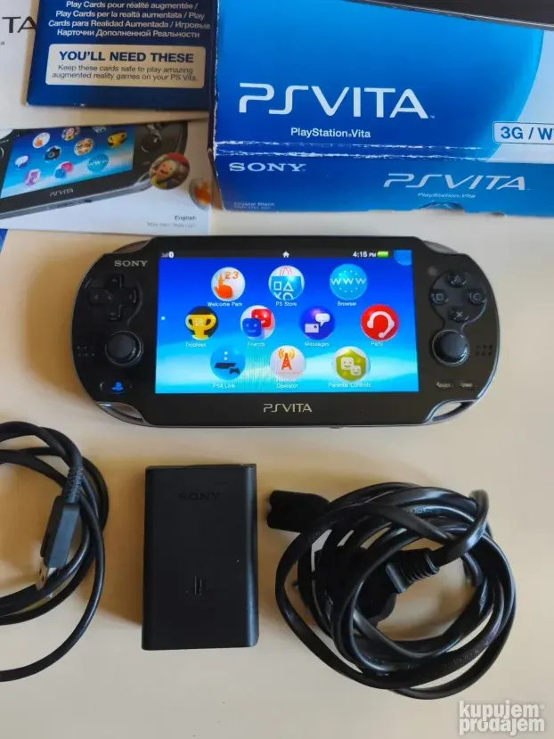 PS Vita OLED Sony Playstation 3G WIFI U Kutiji Full Komplet