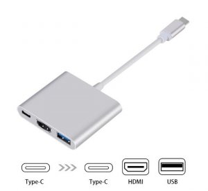 USB Tip C Na HDMI USB 3.0 + Punjivi adapter konverter