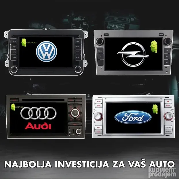 Multimedija VW AUDI MERCEDES BMW FIAT OPEL SKODA Peugeot KIA