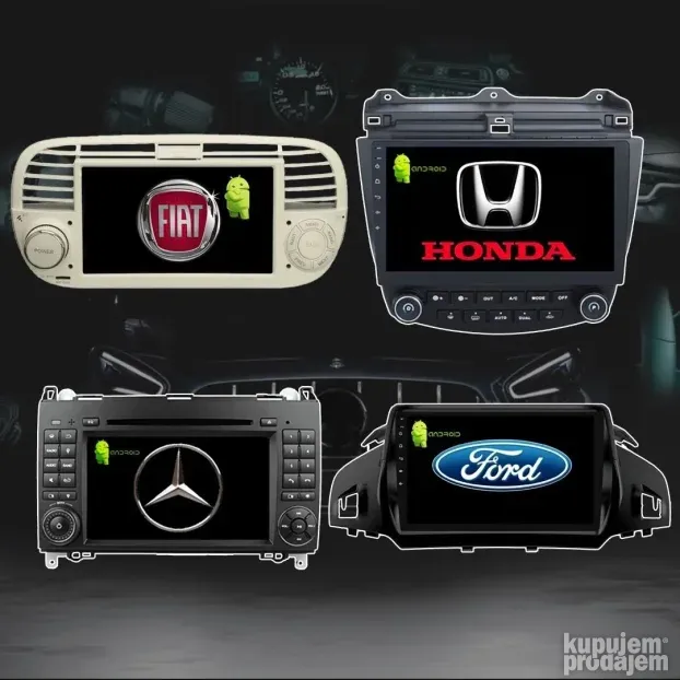 Multimedija VW AUDI MERCEDES BMW FIAT OPEL SKODA Peugeot KIA