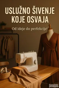 "Uslužno šivenje po meri  Kvalitet koji se nosi!