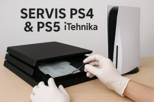 Servis i Cipovanje PS4 i PS5 Čišćenje, Termalna Pasta