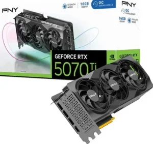 PNY VCG5070T16TFXPB1-O GeForce RTX 5070 Ti 16GB GDDR7 DLSS4