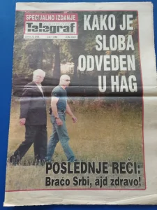 Kako je Sloba odveden u Hag Lot 1126