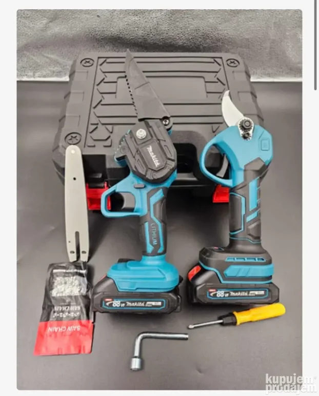 NOVO - Makita Aku Set Testera I Makaze 88v Dve Baterije