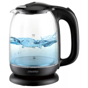 MESKO MS 1302b Kettle glass 2200 W 1.7 l black / glass