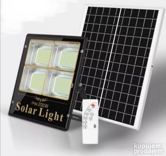 Reflektor sa solarnim panelom i daljinskim od 100w i 200w