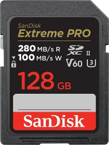 SanDisk SDXC Extreme PRO UHS-II 128GB V60 280MB/s