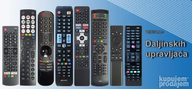 Daljinski za Lg,Fox,Philips, Samsung,Sony,Tesla, Vox,Vivax