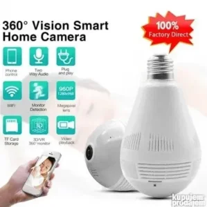 Kamera sijalica 360 stepeni 2Mpix FullHD IP WiFi