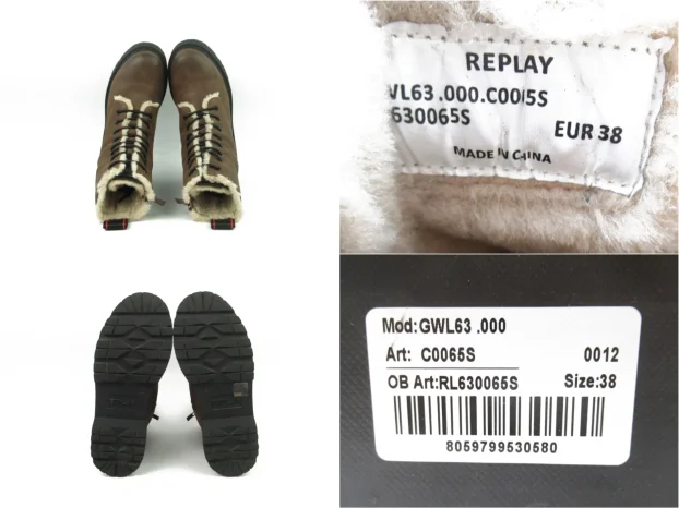 Replay čizme platforma T4279