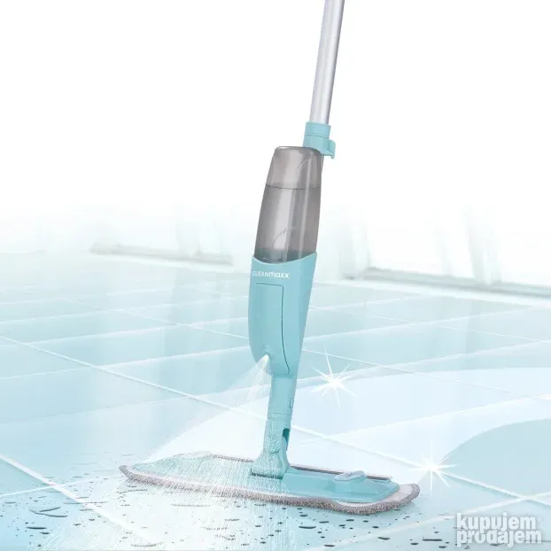CLEANmaxx spray mop 4u1 350ml rezervoar, tirkizna