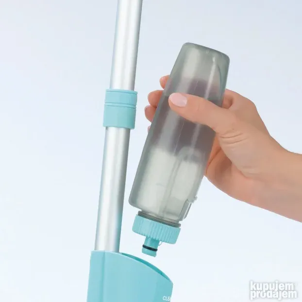 CLEANmaxx spray mop 4u1 350ml rezervoar, tirkizna