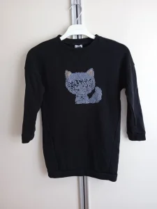 Dukserica tunika Karl Lagerfeld crna velicina 8 126cm