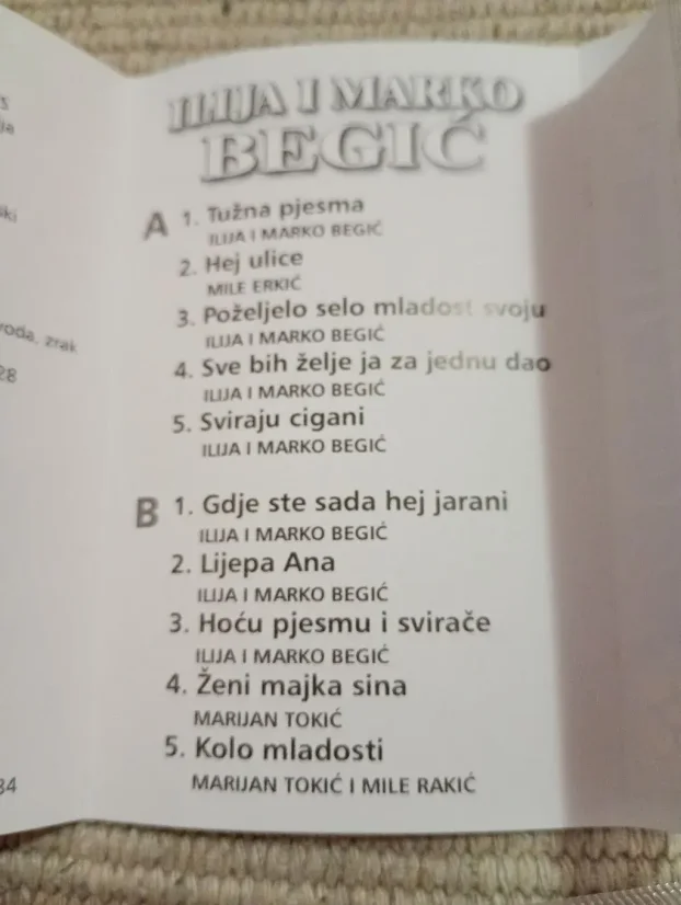 Ilija i Marko Begić Gdje ste sada hej jarani