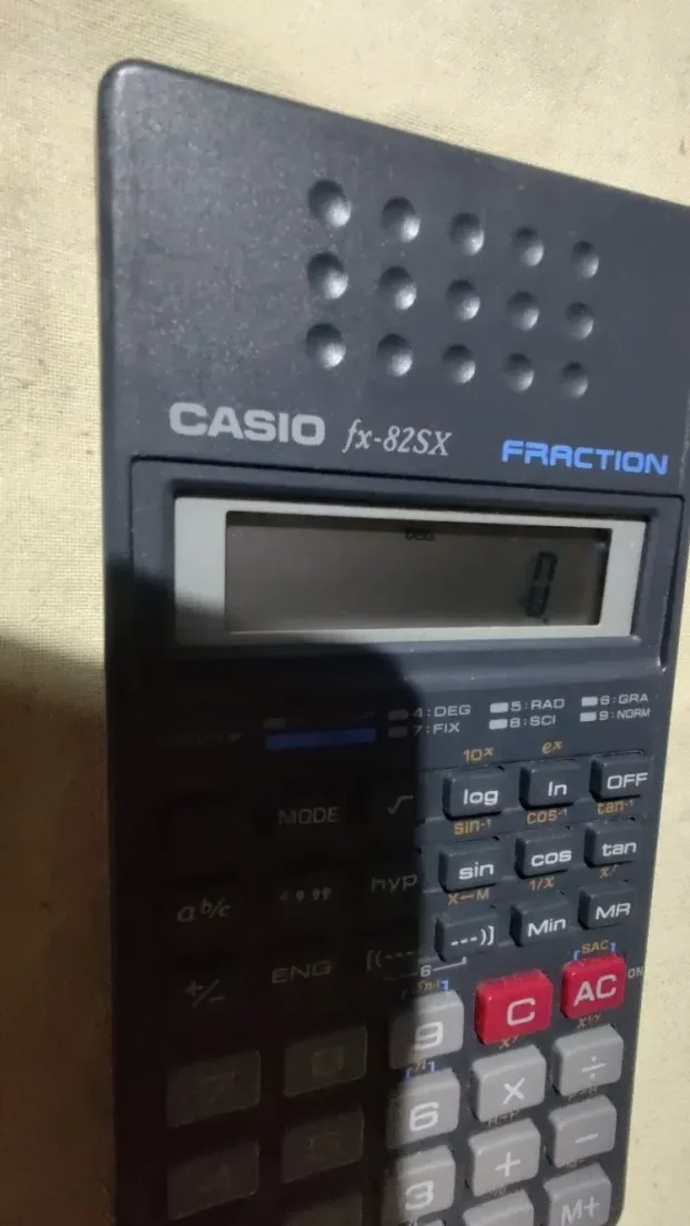 CASIO fx-82SX FRACTION /1992 KupujemProdajem