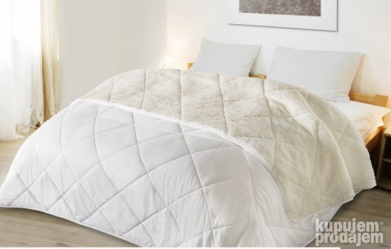2u1 Jorgan - Jastuk 200x200cm 100% Poliester - Sherpa #3
