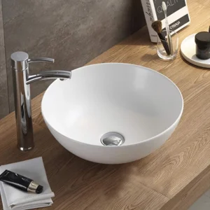 Lavabo nadgradni na ravnu ploču 7008bm fi415 beli mat