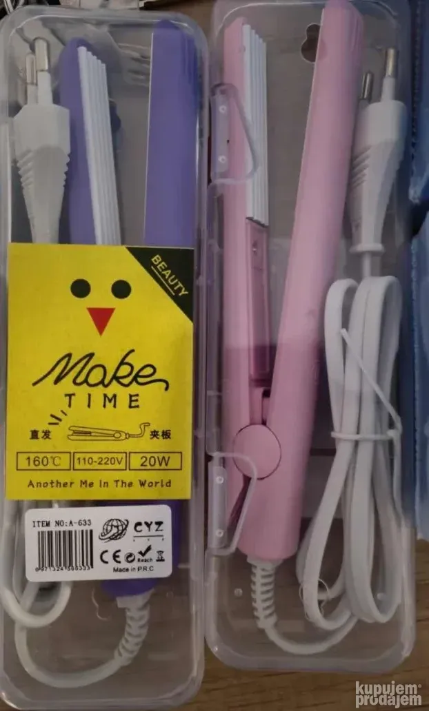 mini pegla za kosu za cik cak talase