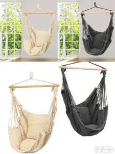 NOVO! Ljuljaska Platnena Viseca lezaljka Hammok ljulja