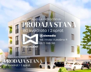 Njegoševa, 4.0 četvorosoban, 80 m²