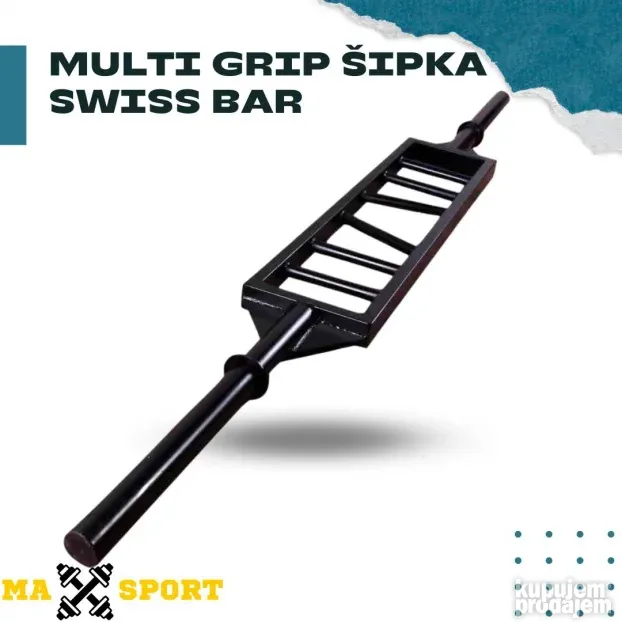 Multi grip šipka - Swiss bar