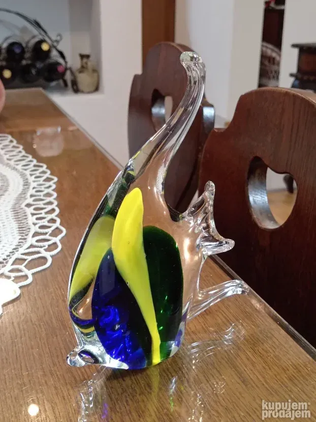 Murano riba vintage ručni rad