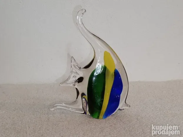 Murano riba vintage ručni rad