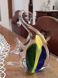 Murano riba vintage ručni rad
