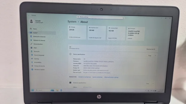HP 650 G2 15,6" i5-6200U 16gb 256gb ssd odlican laptop #13
